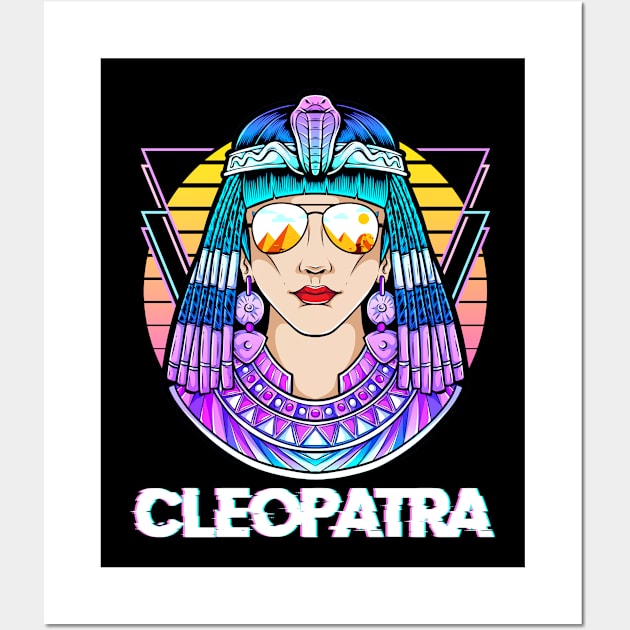 Cleopatra Queen Egypt Mythology, Ancient Egyptian Gods, Religion Folklore Wall Art by TheBeardComic